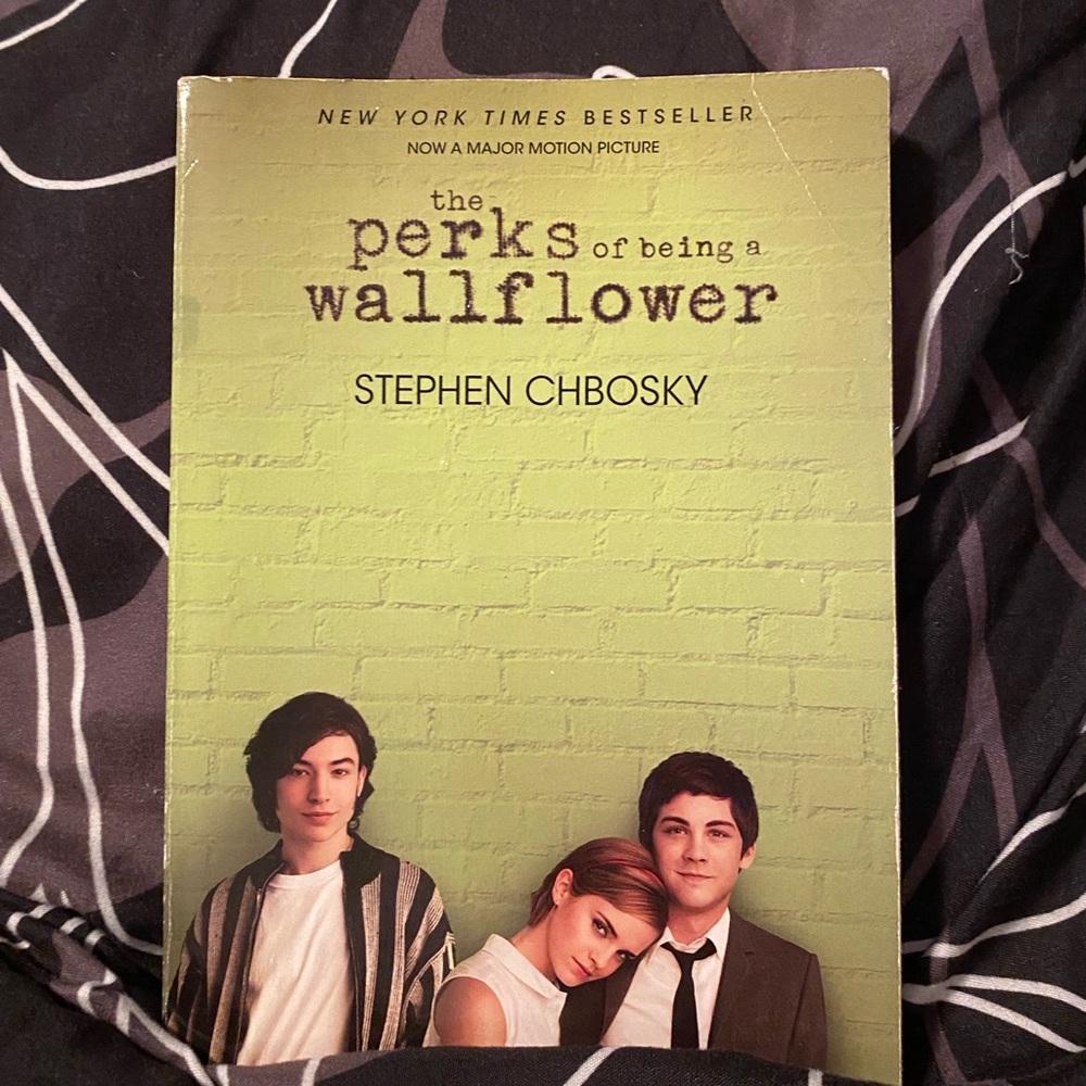 The Perks of a Wallflower paperback by Stephen Chbosky. Book